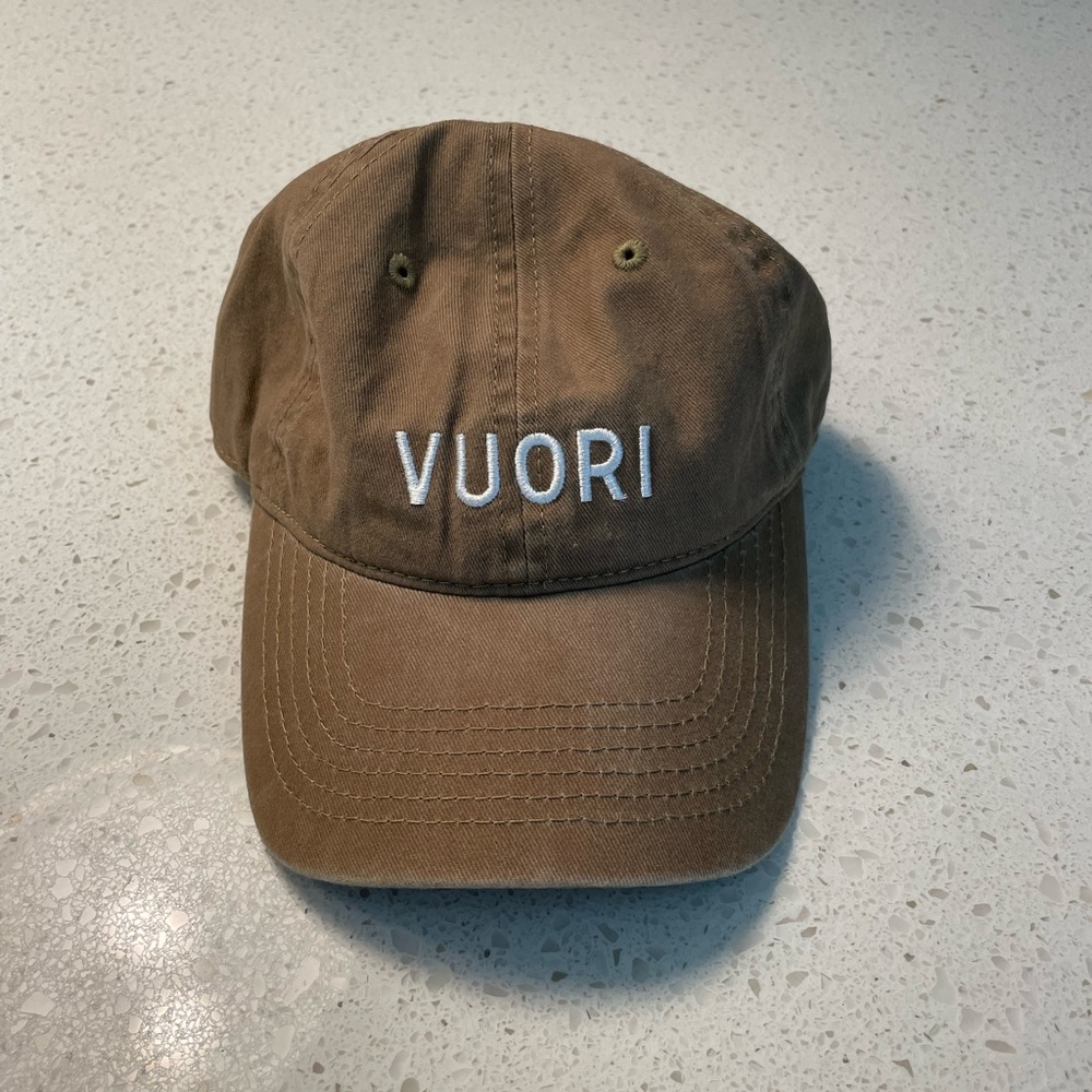 Vuori Ball Cap Dad Hat Camel Tan Adjustable OSFA NWT